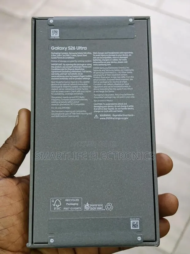 New Samsung Galaxy S26 Ultra 5G 1 TB Black · Photo 1