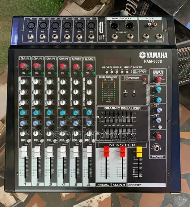 Pam-600d Professional Music Mixer · Photo 1