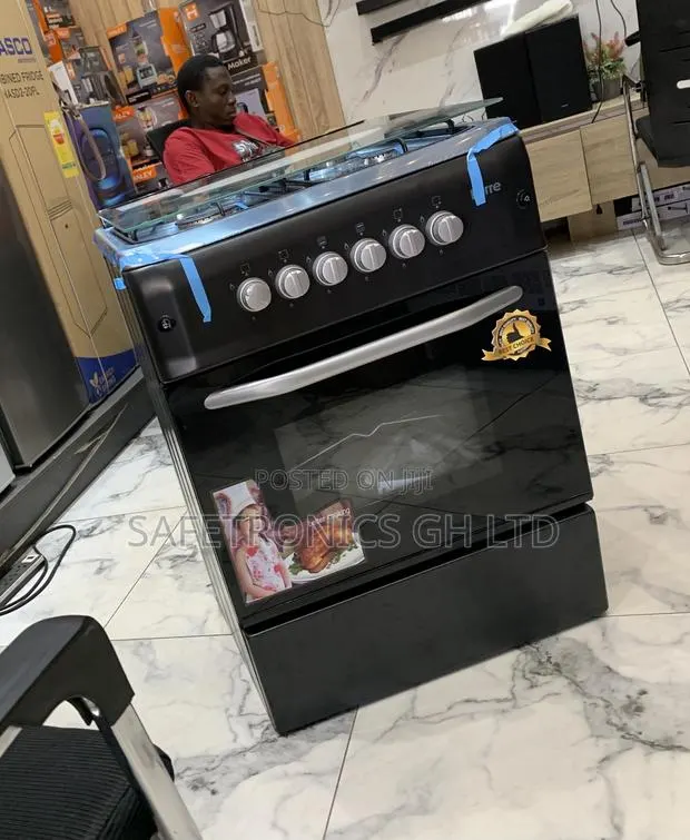 Lastest Black Ferre 60x60cm 4-Burner Freestanding Gas Cooker With Oven · Photo 1