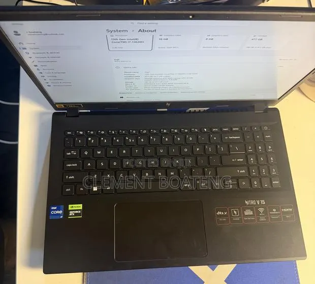 Laptop Acer Nitro V 15 16GB Intel Core i7 SSD 512GB · Photo 1