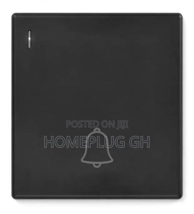 Doorbell Switch – Black (F1-B-05) · Photo 1