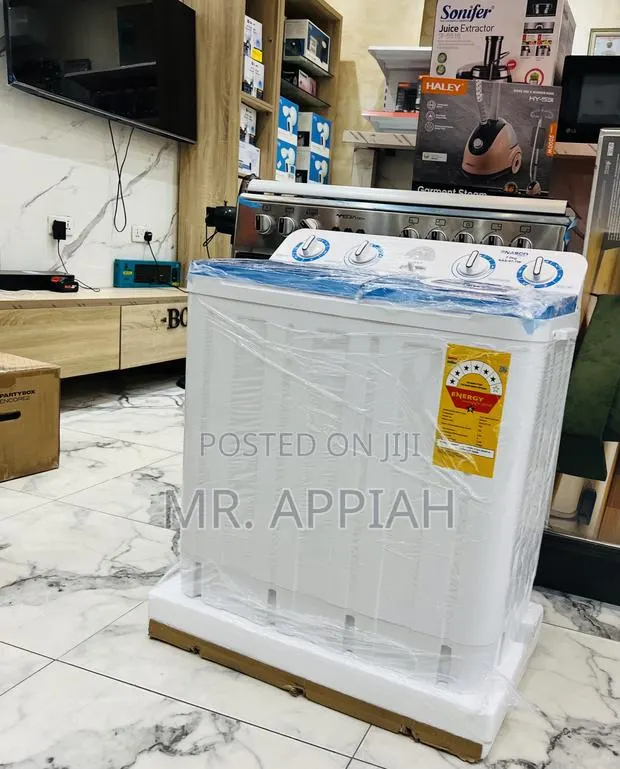 Choose Premium Nasco 7kg Twin Top Washing Machine + Transparent Lid · Photo 1