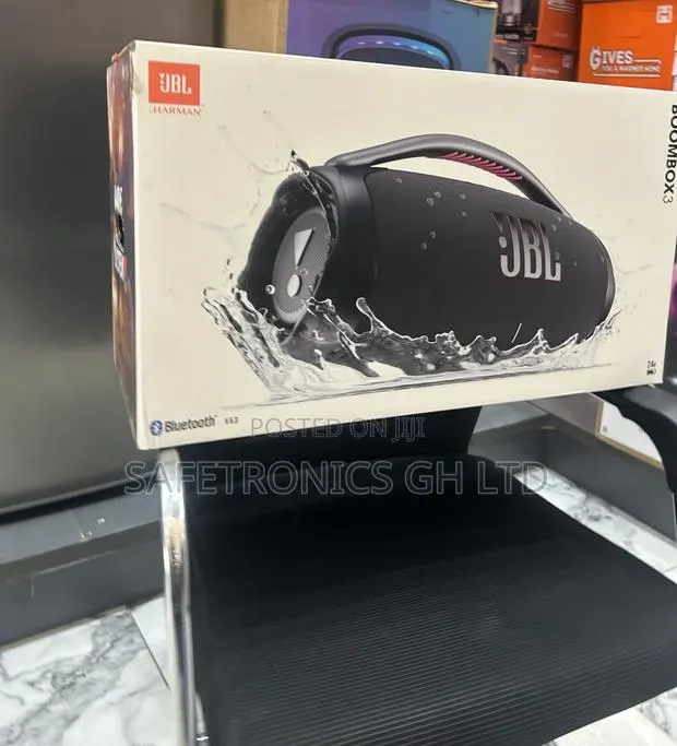 Portable Black* JBL Bluetooth Wireless Boombox 3 Speaker · Photo 1