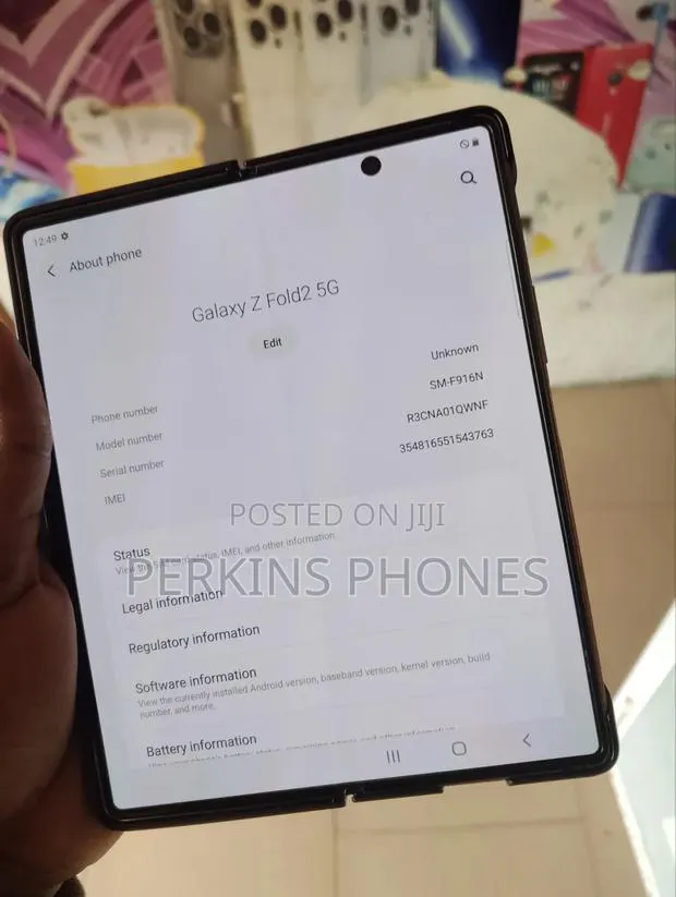 Samsung Galaxy Z Fold 2 256 GB Black · Photo 1