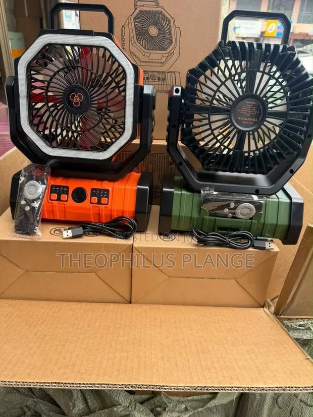 Rechargeable Fan, Light and Power Bank · Photo 1
