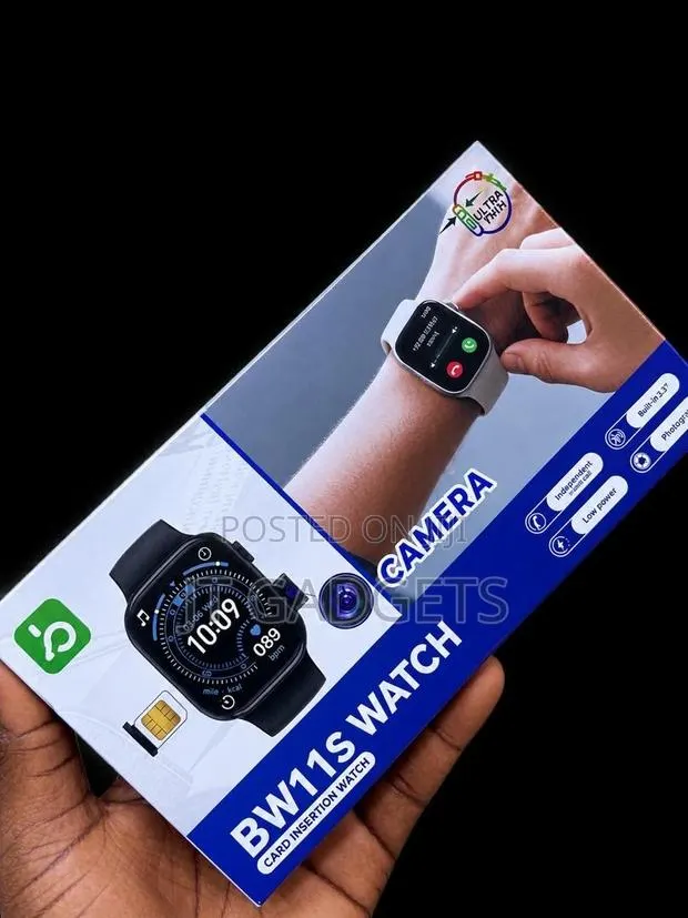 BW11S Smart Watch — Sim Card Insertion, Camera Bluetooth Calling · Photo 1