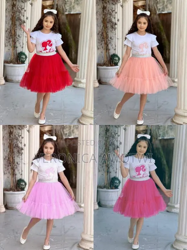 Barbie Skirt and Top With Hair Band · Photo 1