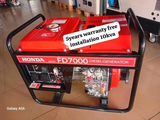 Hub Zenith Dynamo 7000watts Diesel Generator Honda 7.5kva · Photo 1