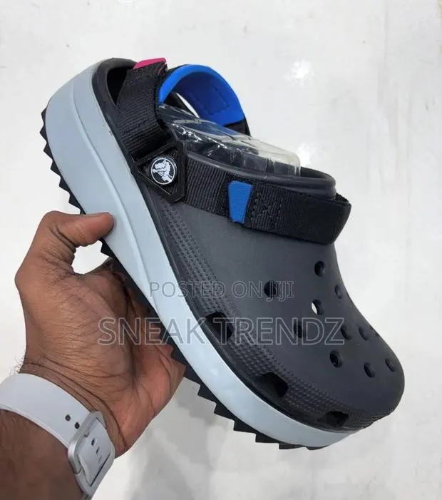 Original Crocs Top Black Ash N Blue · Photo 1