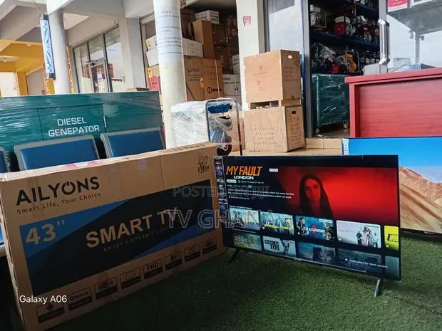 Ailyons 43 Inch Smart LED TV – Clear Picture, Sleek Design Smart 43 · Photo 1