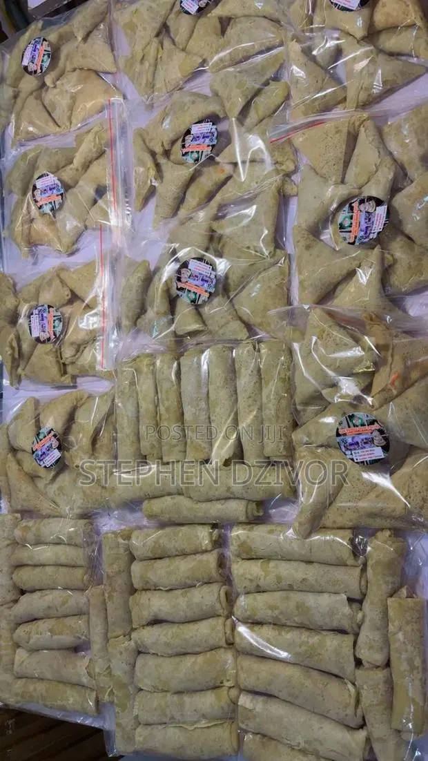 Spring Rolls and Samosa · Photo 1