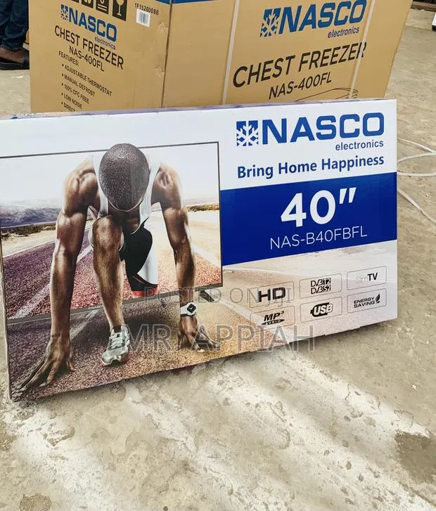 Order Nasco 40” FHD Digital Satellite Television(Black). · Photo 1