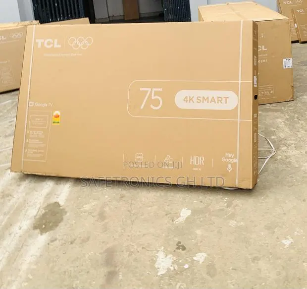 Powerful New TCL 75'' Uhd Led 75p6k Smart Android Television · Photo 1
