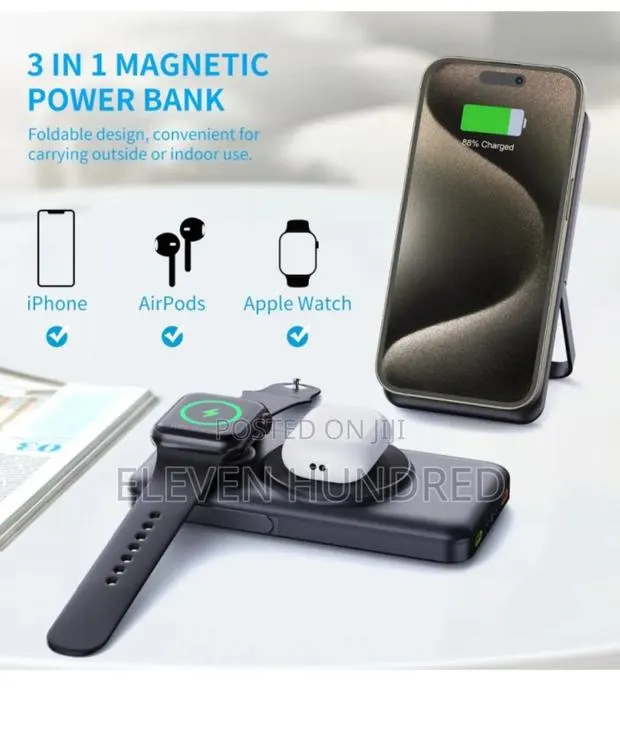 Wireless Charging Power Bank Portable Charger · Photo 1