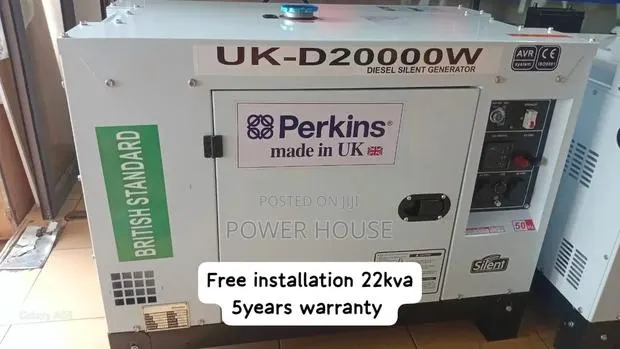 Perkins 22kva Silent Diesel Generator – High Performance, 22kva · Photo 1