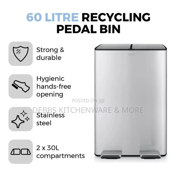 60litre Twin Trash Bin Uk · Photo 1