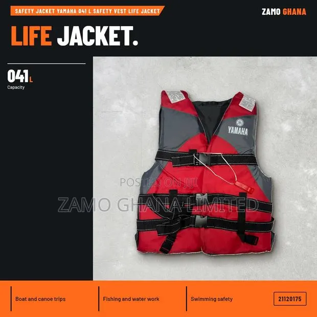 Safety Jacket Yamaha 041 L Safety Vest Life Jacket - 21120175 · Photo 1