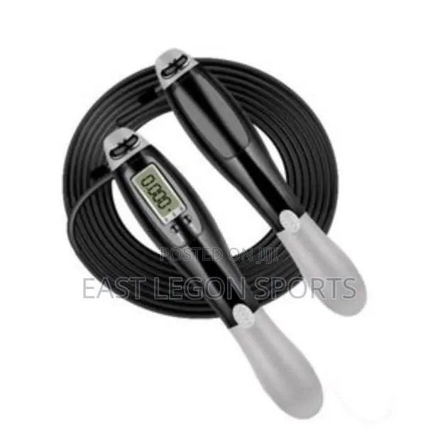 Digital Counter Scale Skipping Rope Jump Cord Wire Black Jump · Photo 1