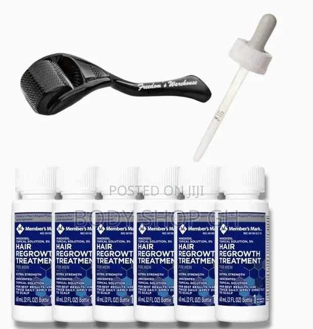 Member’S Mark Minoxidil Solution + Derma Roller - Kirkland · Photo 1