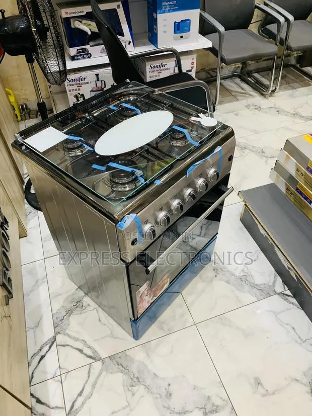 Hot Deals on Ferre Gas Cooker Oven Grill 4burner 60/60 New Line · Photo 1
