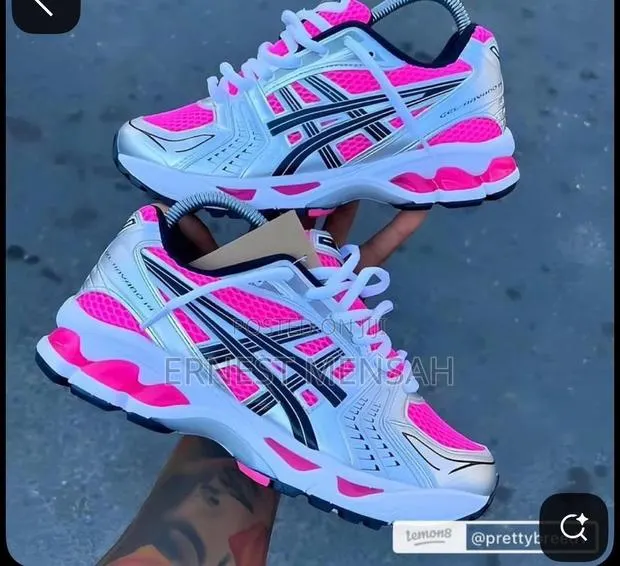 Asics Gel Kayano 14 White/Pink · Photo 1
