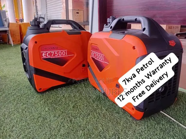 Ecoolmax 7500i Ac Silent Inverter Generator Petrol Pull Start 7kva · Photo 1