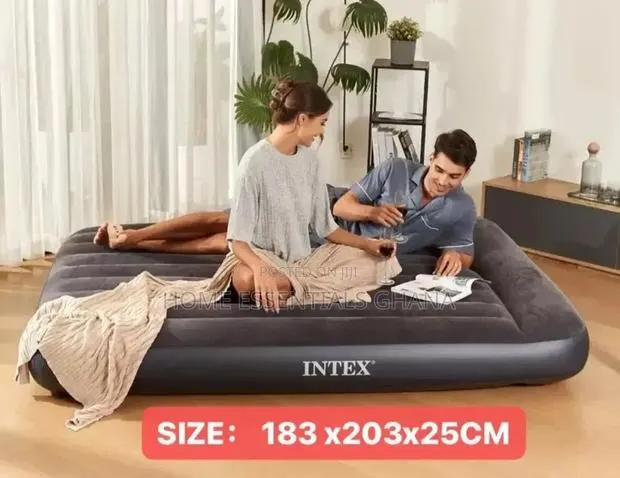 Intex Quality Double Inflatable Mattress Comfortable Air Bed · Photo 1