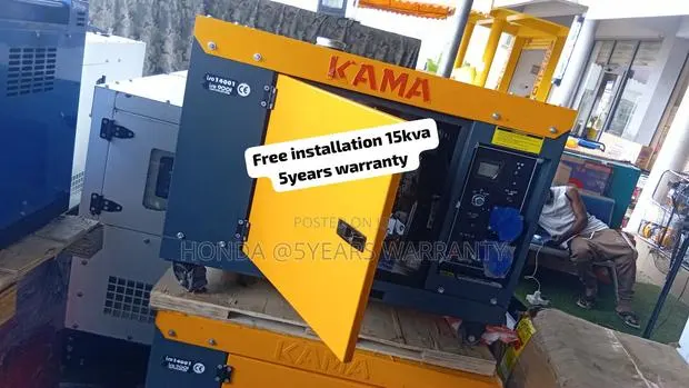 KAMA Diesel Generator | Strong Performance, Low Fuel 15kva · Photo 1