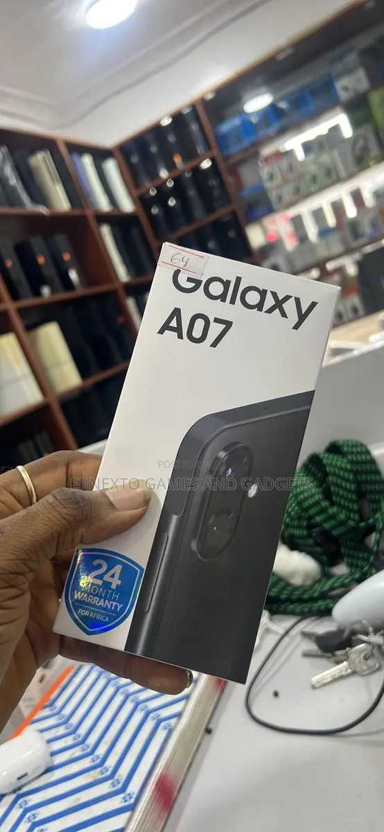 New Samsung Galaxy A07 4G 64 GB Black · Photo 1