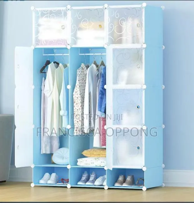 Portable Wardrobe With Shoe Rack · Photo 1