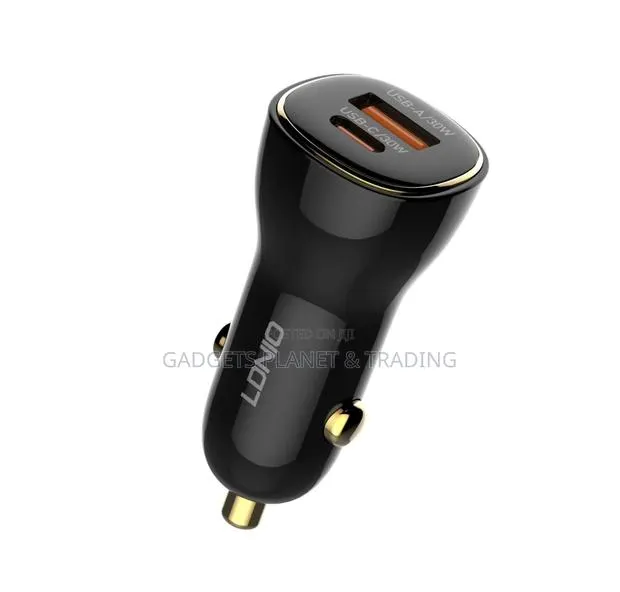 Ldnio C103 60W PD QC Super Fast Car Charger + Charging Cable · Photo 1