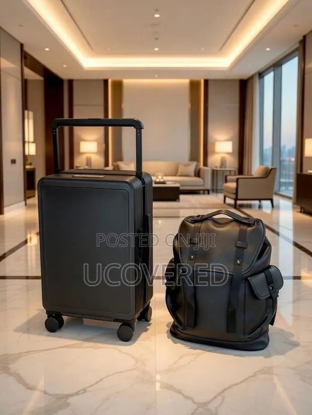 Suitcase 20inch + Leather Backpack Set · Photo 1