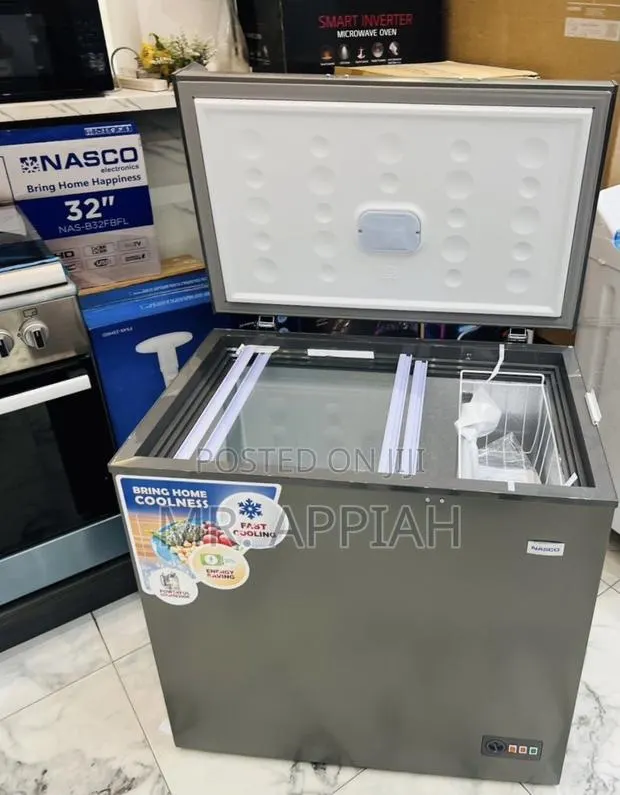 Latest Nasco Single Door Chest Freezer(Nas230sk)Gray · Photo 1