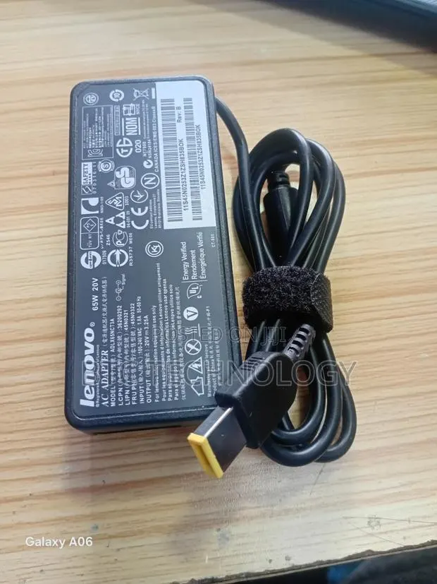 Lenovo Brush Mouth Charger 65wts 20vt · Photo 1