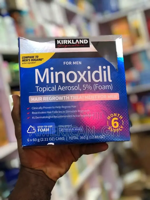 Kirkland Signature Minoxidil Topical Aerosol, 5% (Foam) · Photo 1