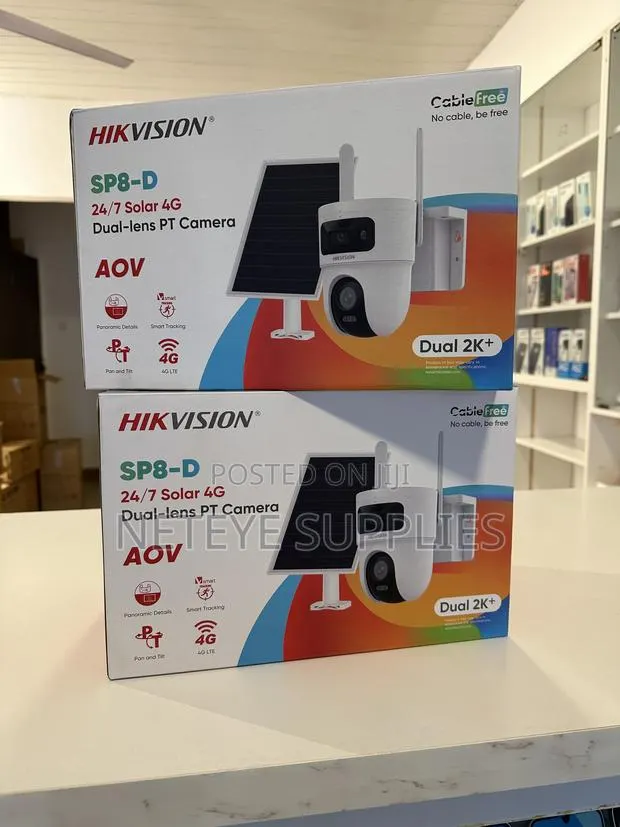 Hikvision 4+4MP 24/7 Solar 4G Dual-Lens PT Camera · Photo 1