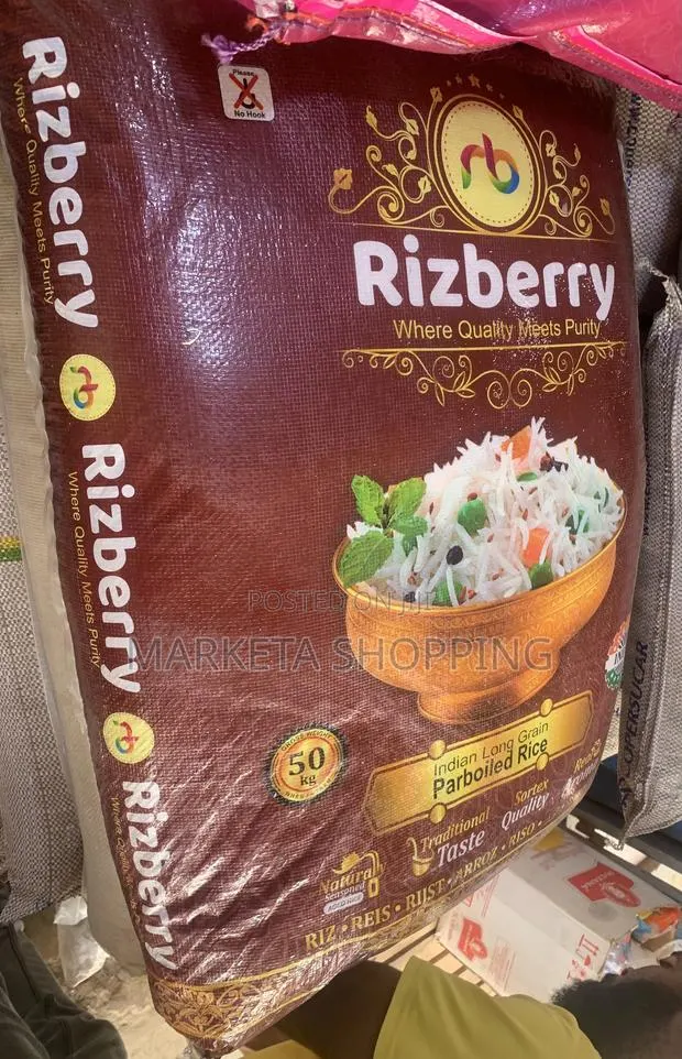 Rizberry Parboiled Rice 50kg