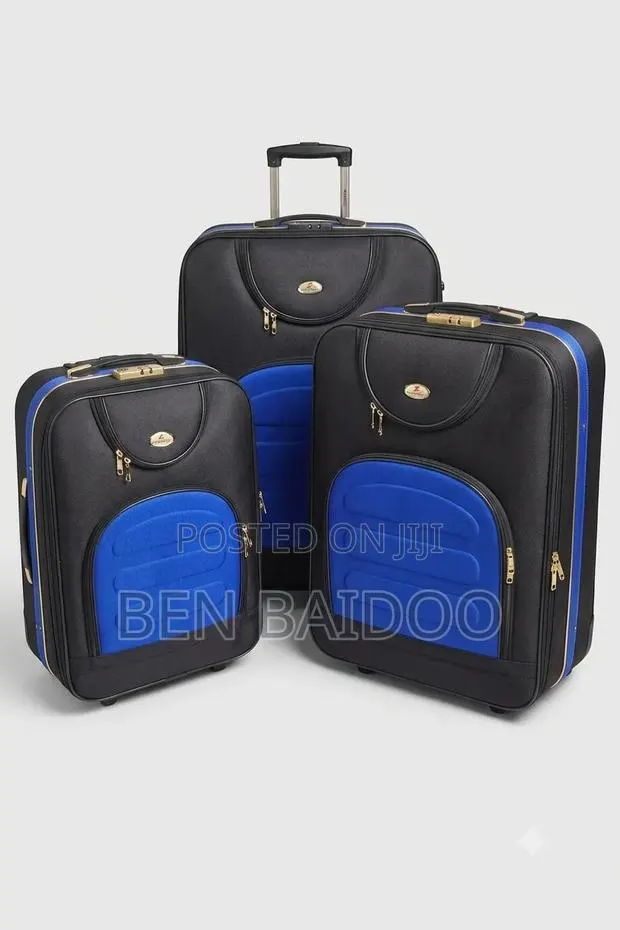 Material Fabric Travel Suitcases (3 Set) · Photo 1