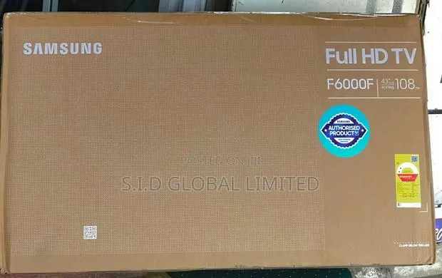 Brand New Samsung 43" Smart Satellite Tv – Model Ua43f6000f · Photo 1