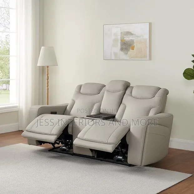 Leather Power Reclining Sofa(Alton) · Photo 1