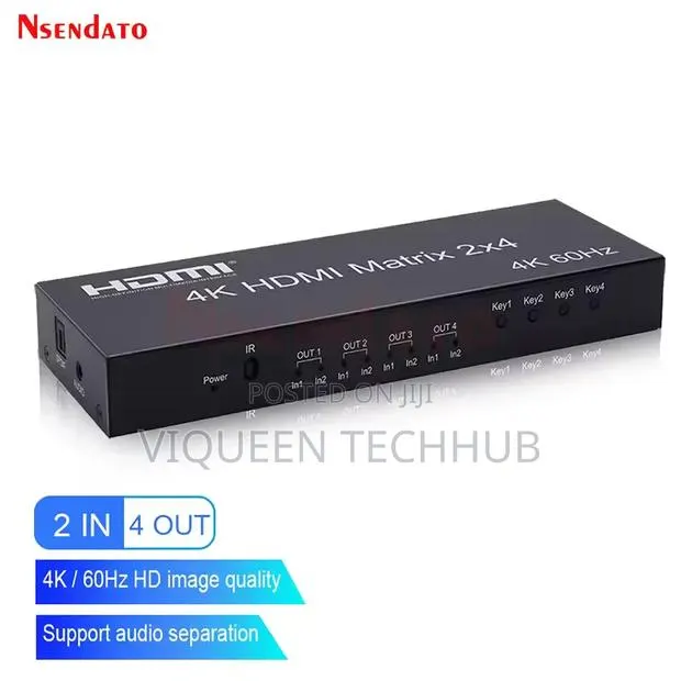 4 in 2 Out Hdmi Switch and Splitter · Photo 1