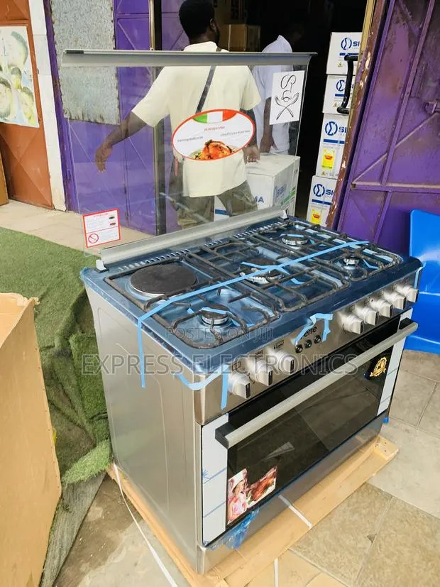 Grab the New Gas Electric Cooker Oven Rotisserie 4-1 · Photo 1