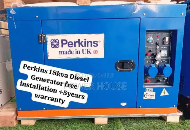 The Output Spout Perkins Diesel Generator 18kva Silent Perkins · Photo 1