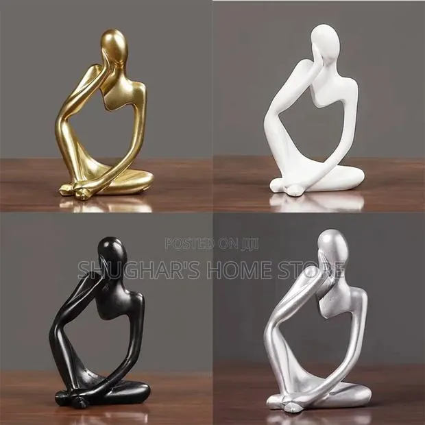Thinker Abstract Figure Decor Sculpture · Photo 1