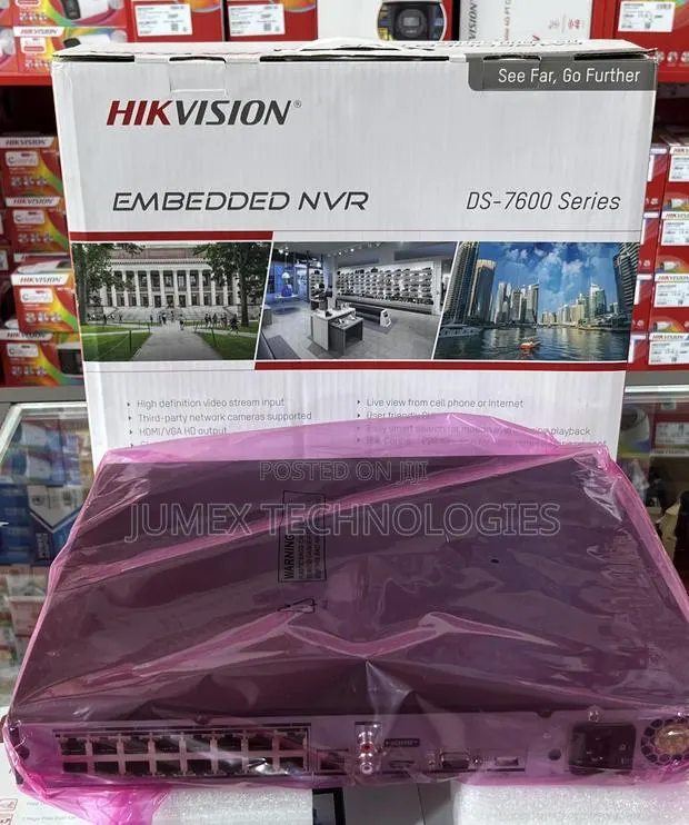 Hikvision 16ch Poe NVR Ds-7616ni-Q2/16p 4k Ds-7600 Series 8mp 2hdd · Photo 1