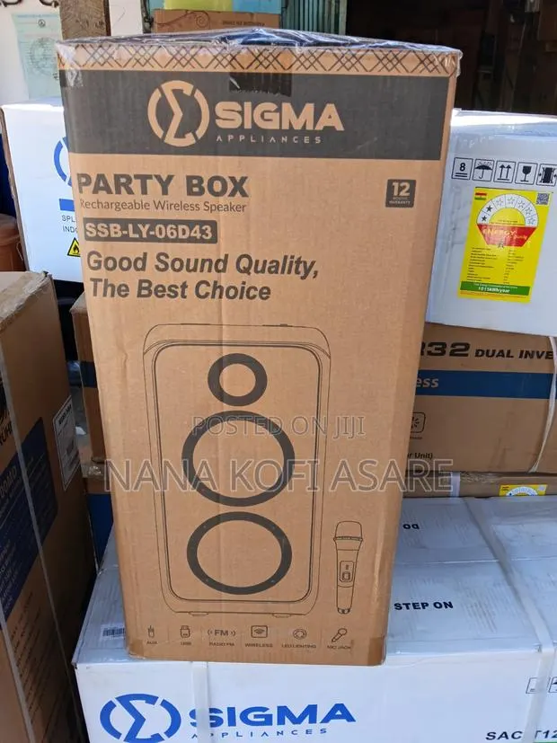 Sigma Party Box Rechargeable Wireless Speaker · Photo 1
