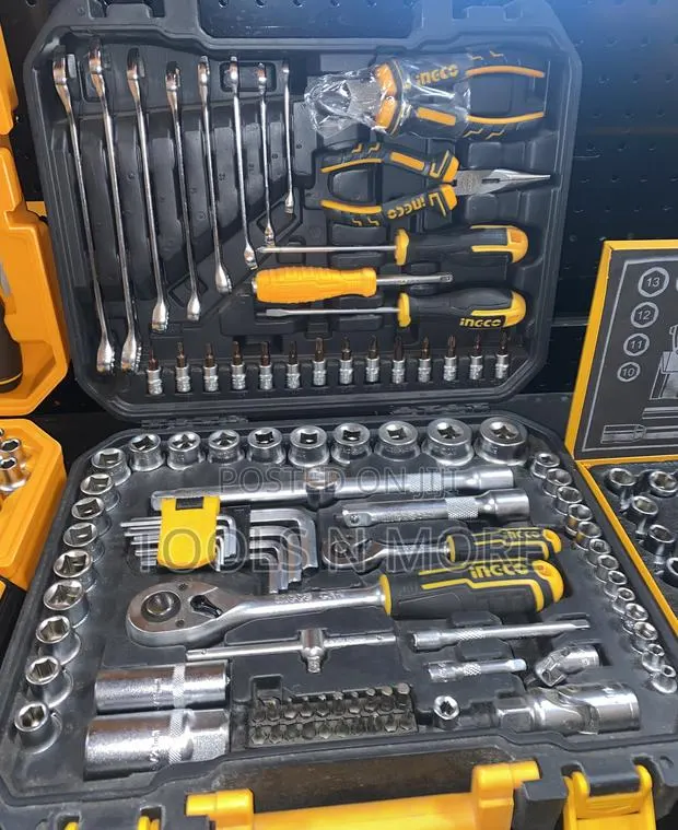 INGCO 100 Pieces Tools Set (Socket Set) · Photo 1