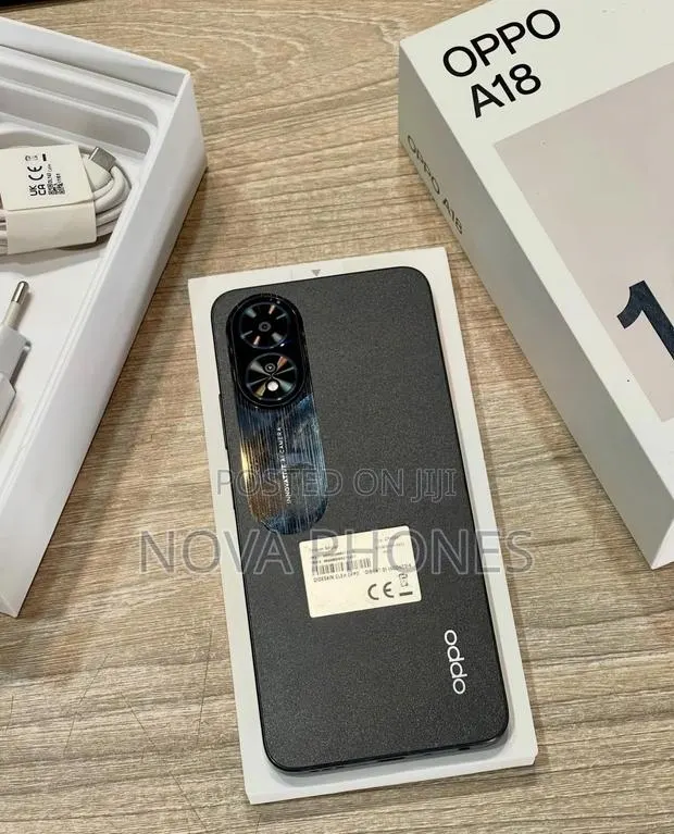 New Oppo A18 128 GB Black · Photo 1