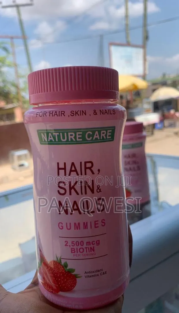Title: Nature Care Hair Skin Nails Gummies 2,500mcg Biotin – 80pcs · Photo 1