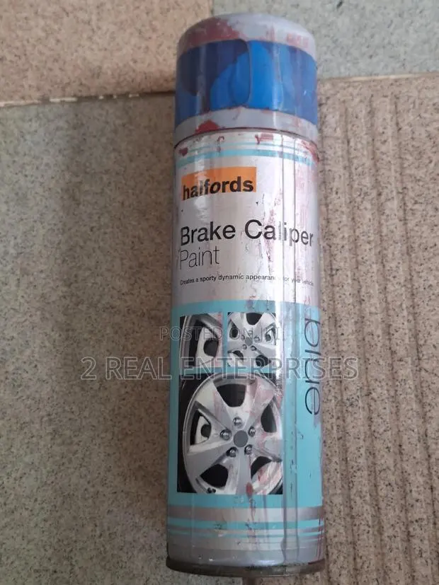 Halfords Blue Brake Caliper High Temperature Aerosol Spray Paint · Photo 1